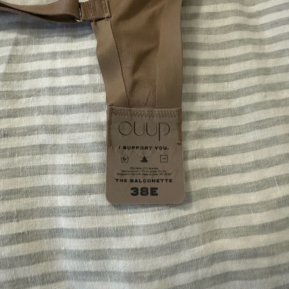 CUUP Brown Balconette Bra